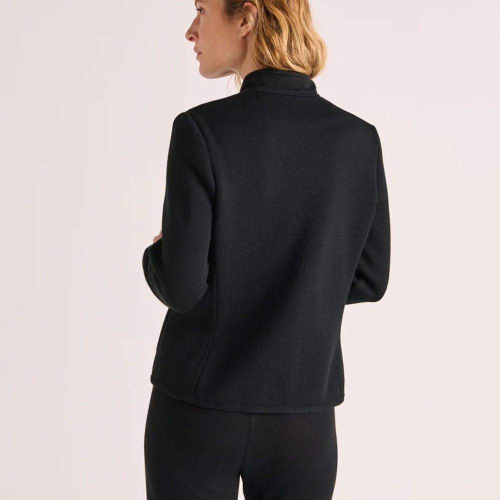 French Luxury Brand Black Wool Jacket